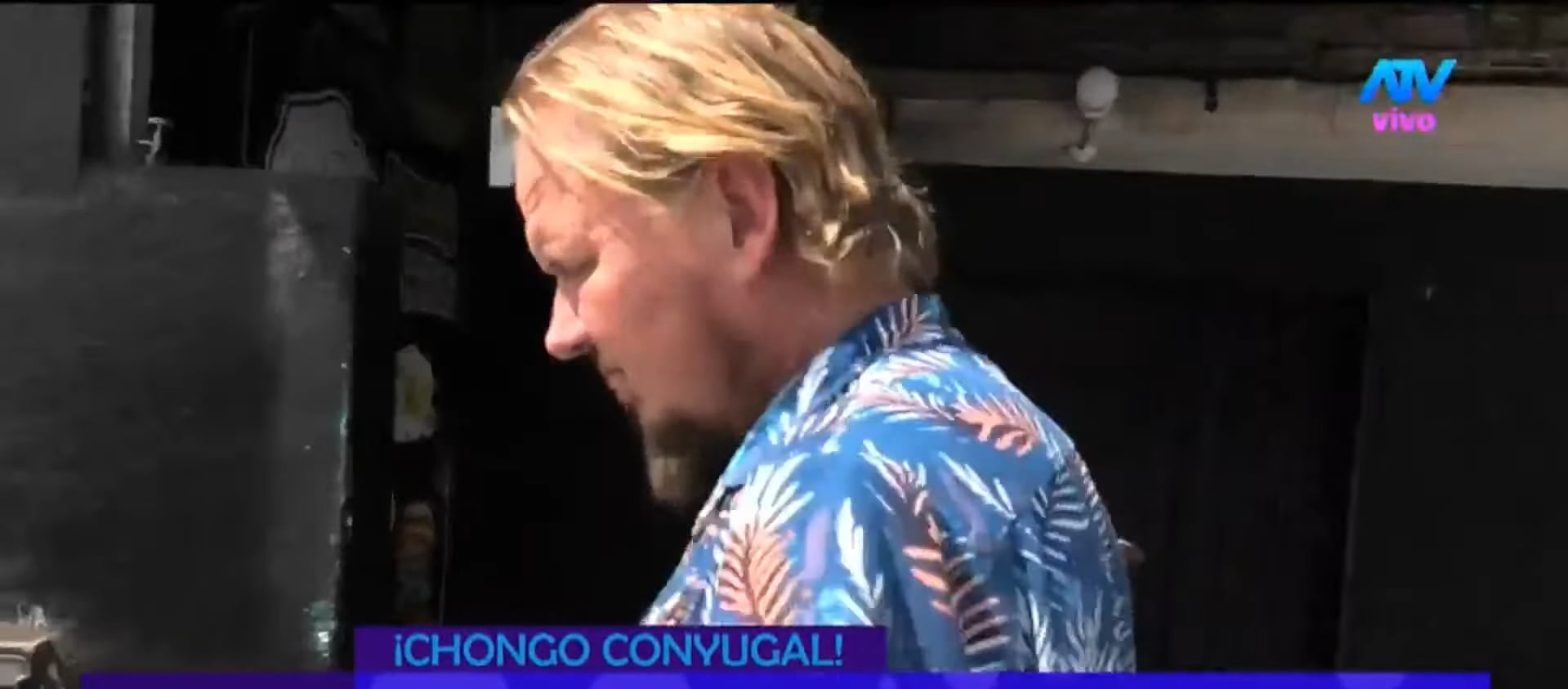 Expareja de Flor de Huaraz protagonizó una pelea con su vecino. (Fuente: ATV)