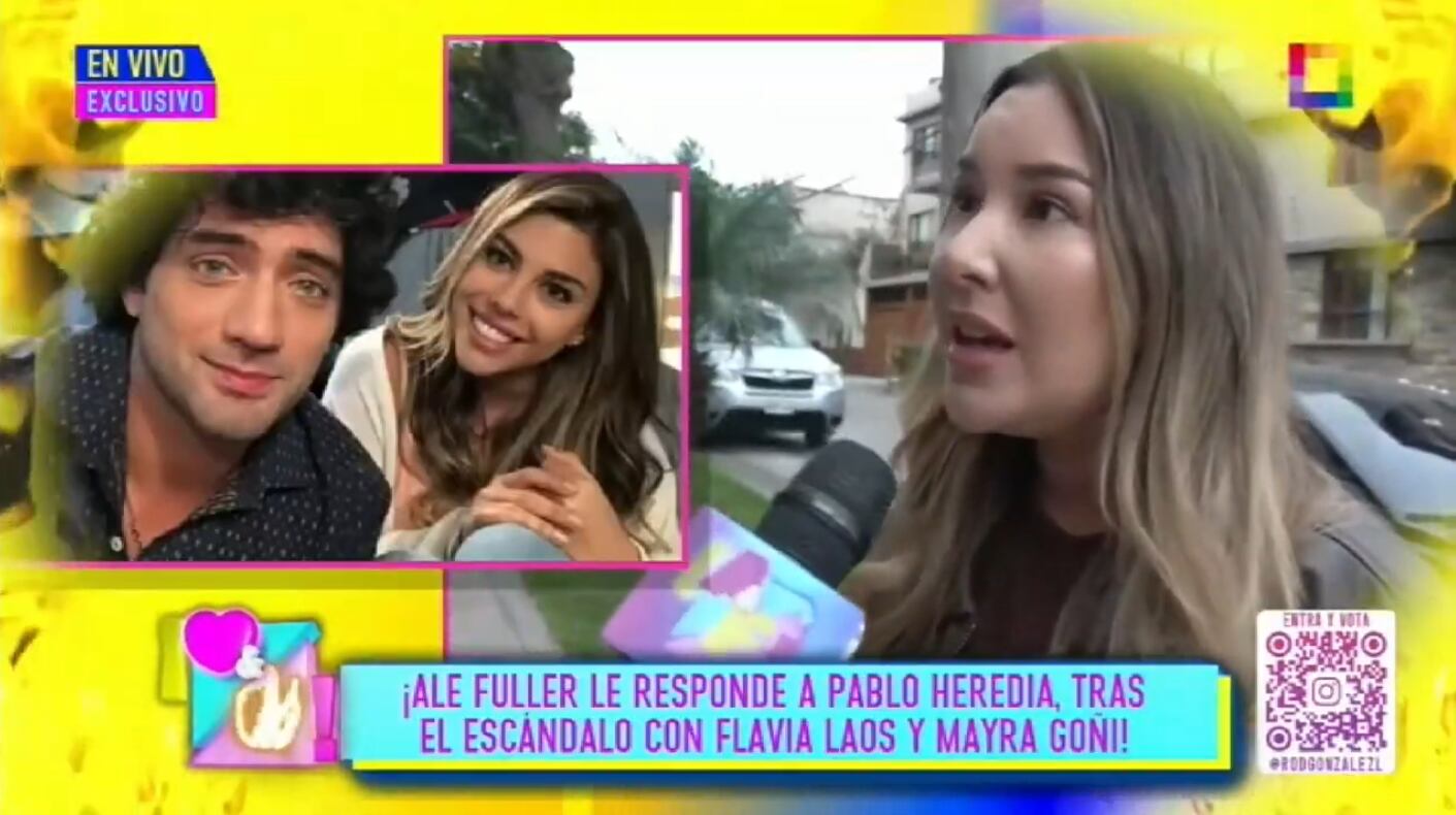 Ale Fuller desmiente a Pablo Heredia y dice ser amiga de Alondra García Miró.