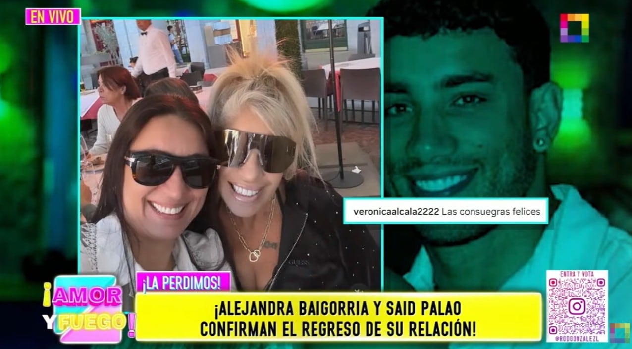 Mamá de Said y Alejandra posaron juntas felices tras reconciliación.