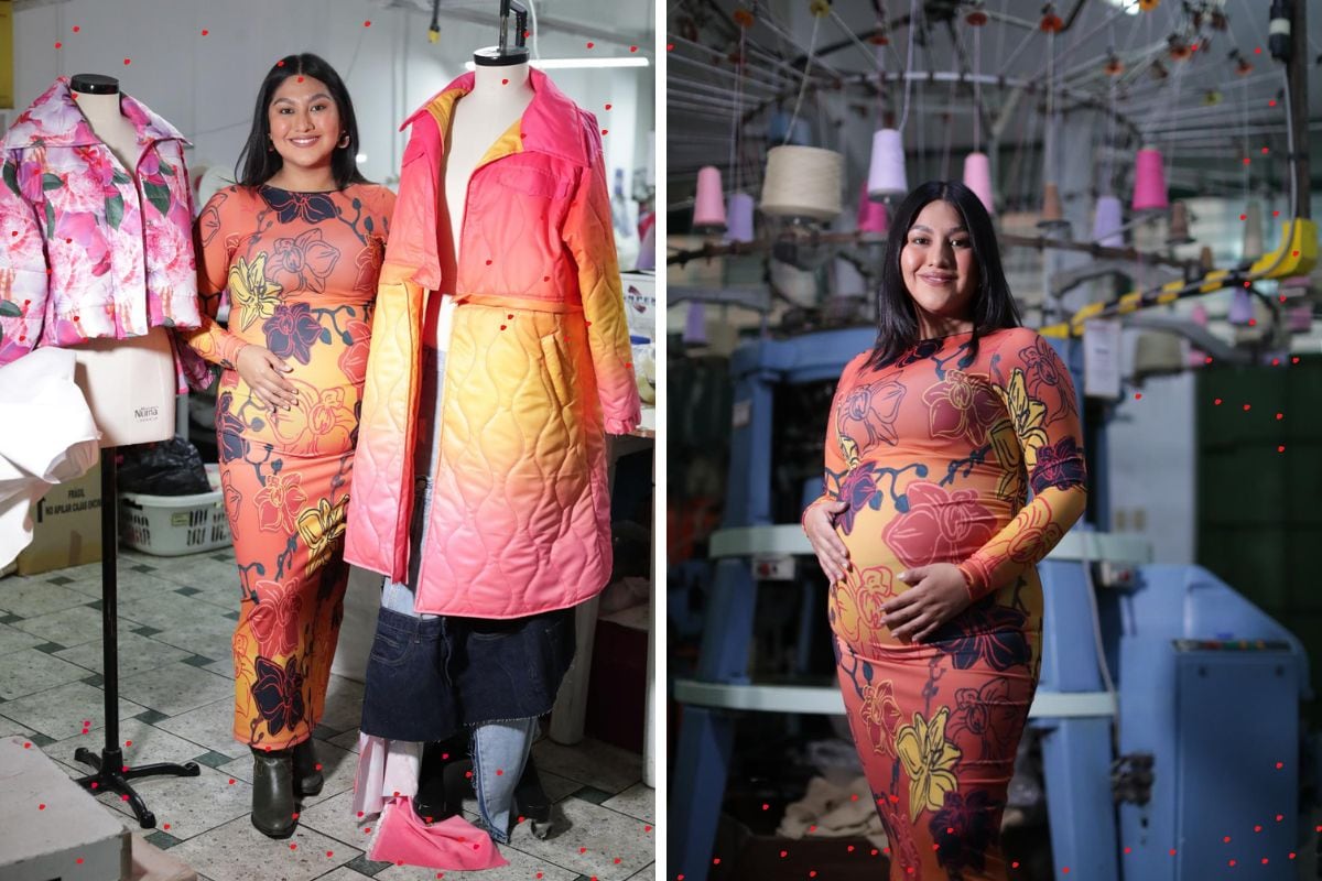 La diseñadora está en la dulce espera y creó su colección Motherland 2024. Foto: Alessandro Currarino.