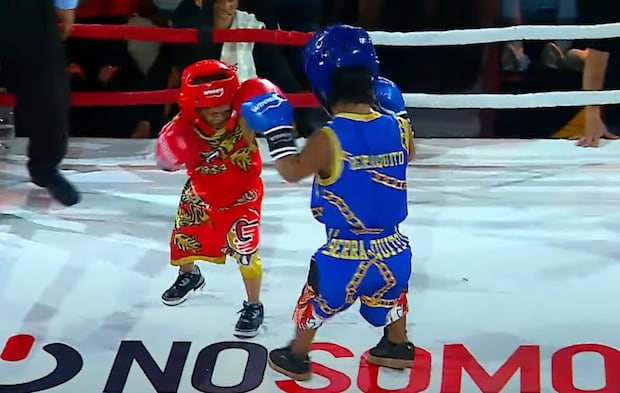 Manolito Rojas se enfrentó a Jorgito, el Guayaco. (Captura No Somos TV)