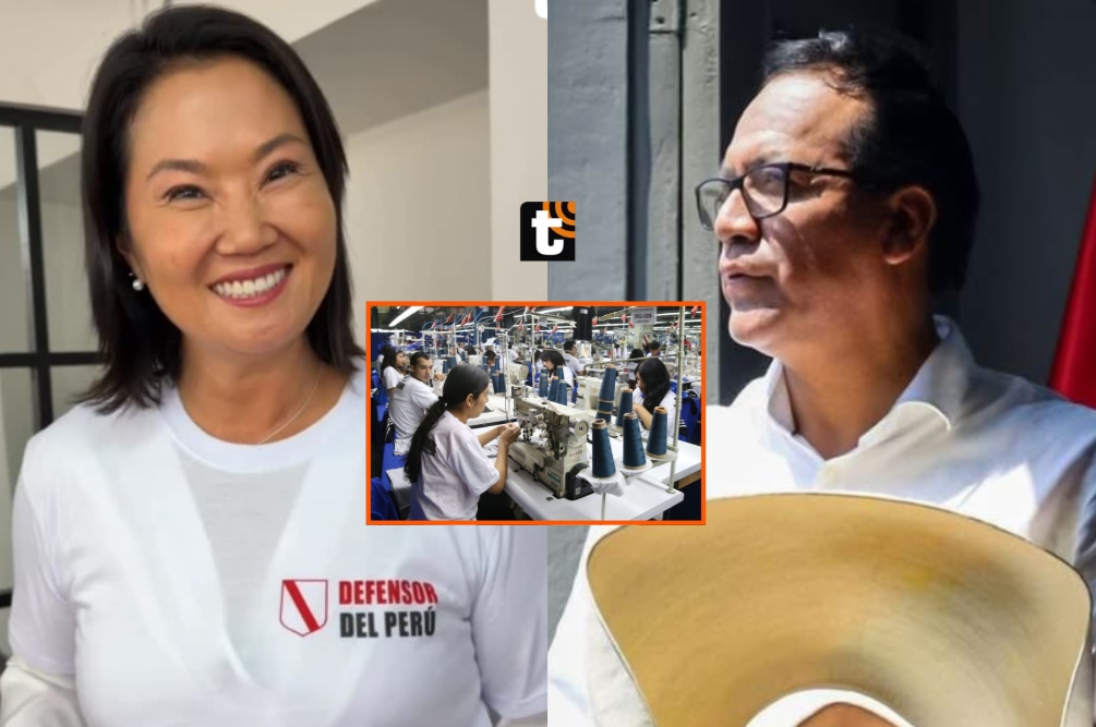 Los gremios Mype piden apoyo a los candidatos de la segunda vuelta, Keiko Fujimori y Roberto Sánchez.