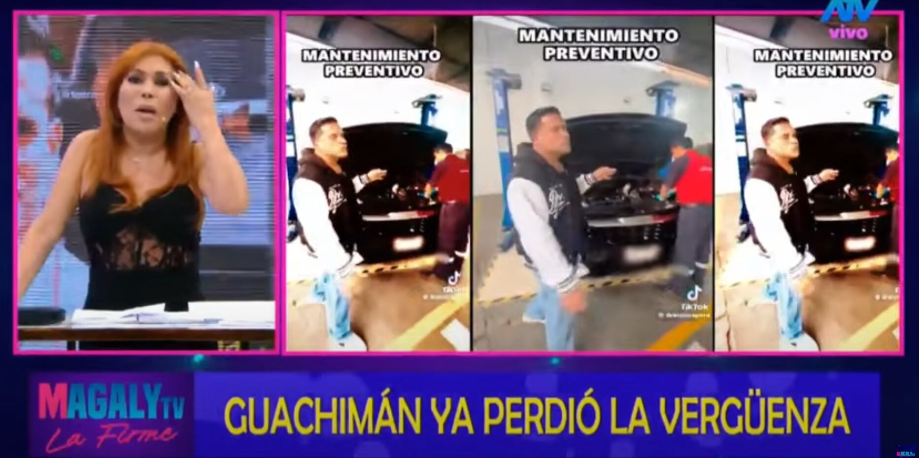 Periodista critica al cantante por utilizar su 'ampay' para facturar en redes. (Foto: Magaly TV: La Firme)