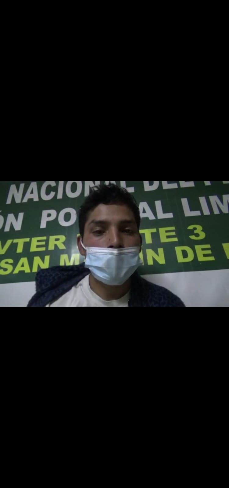 Sujeto fue detenido por agentes del grupo 'Terna'.