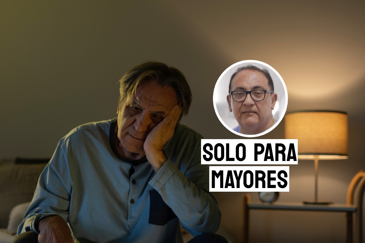 Si un adulto mayor no duerme lo suficiente, experimenta graves consecuencias físicas y cognitivas, incluyendo pérdida de memoria y confusión. Foto: composición/Istock