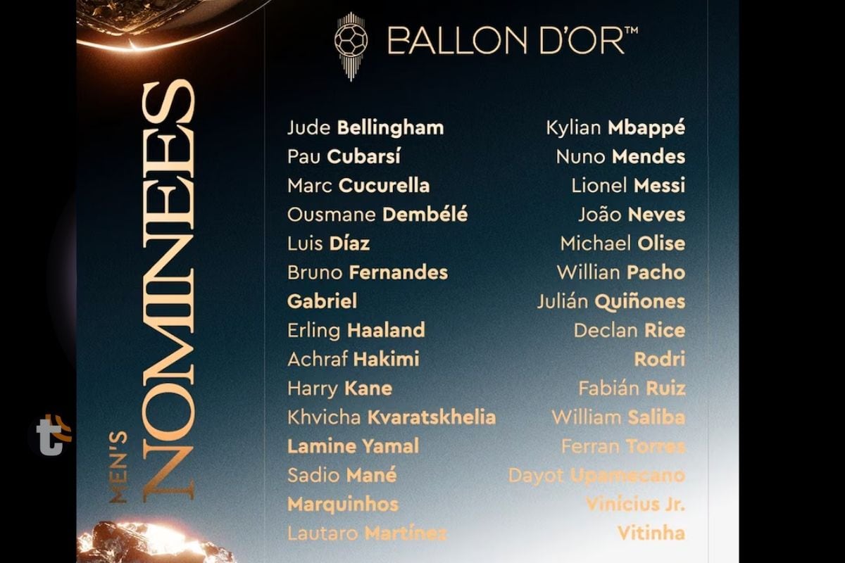 Esta es la lista completa de nominados a premio de la revista France Football (Foto: @francefootball)