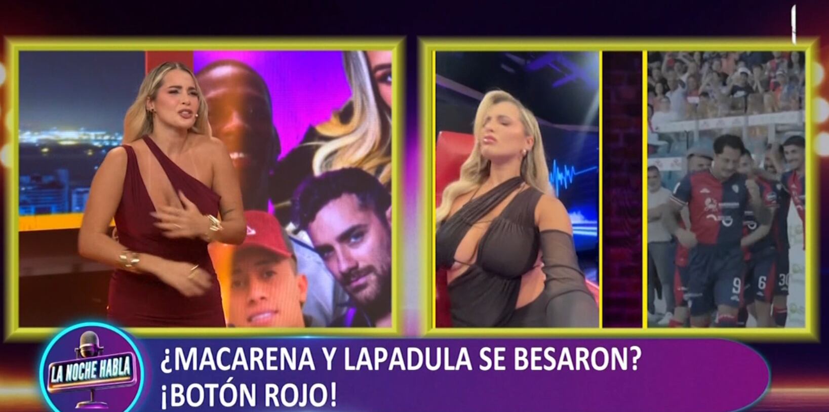 Macarena Gastaldo cuenta que beso con Gianluca Lapadula solo fue un piquito.