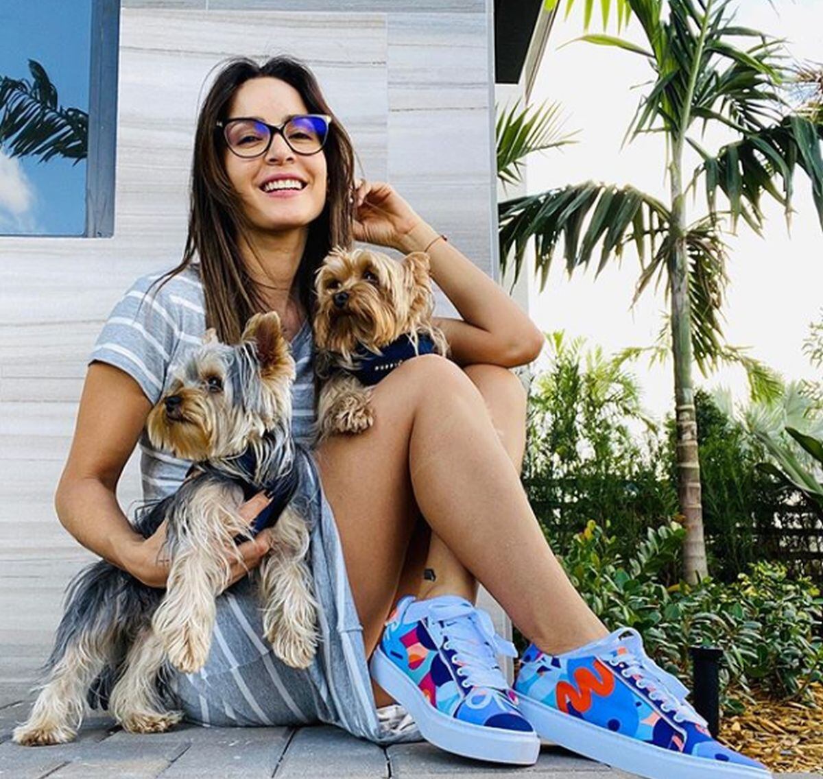 Carmen Villalobos adora a los animales,a quienes considera parte de su familia. (Foto: Instagram)
