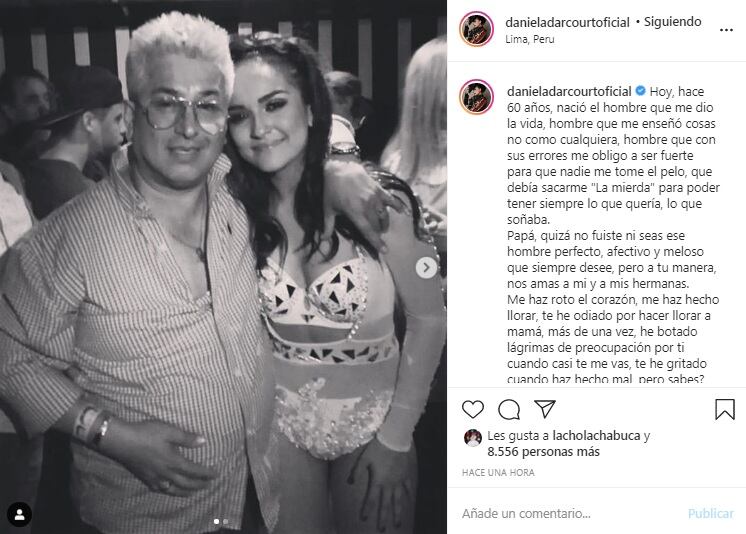 Instagram de Daniela Darcourt.