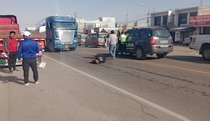 Arequipa: Tráiler arrolla, mata a sexagenario y chofer fuga
