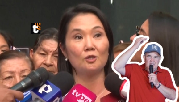 TROME- Keiko Fujimori responde tras grave acusación lanzada por Rafael López Aliaga: “No voy a pisar el palito”
