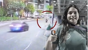 ¡Justicia! Cámara captó huida del chofer tras atropellar a campeona nacional de buceo en San Isidro