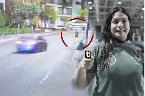 ¡Justicia! Cámara captó huida del chofer tras atropellar a campeona nacional de buceo en San Isidro