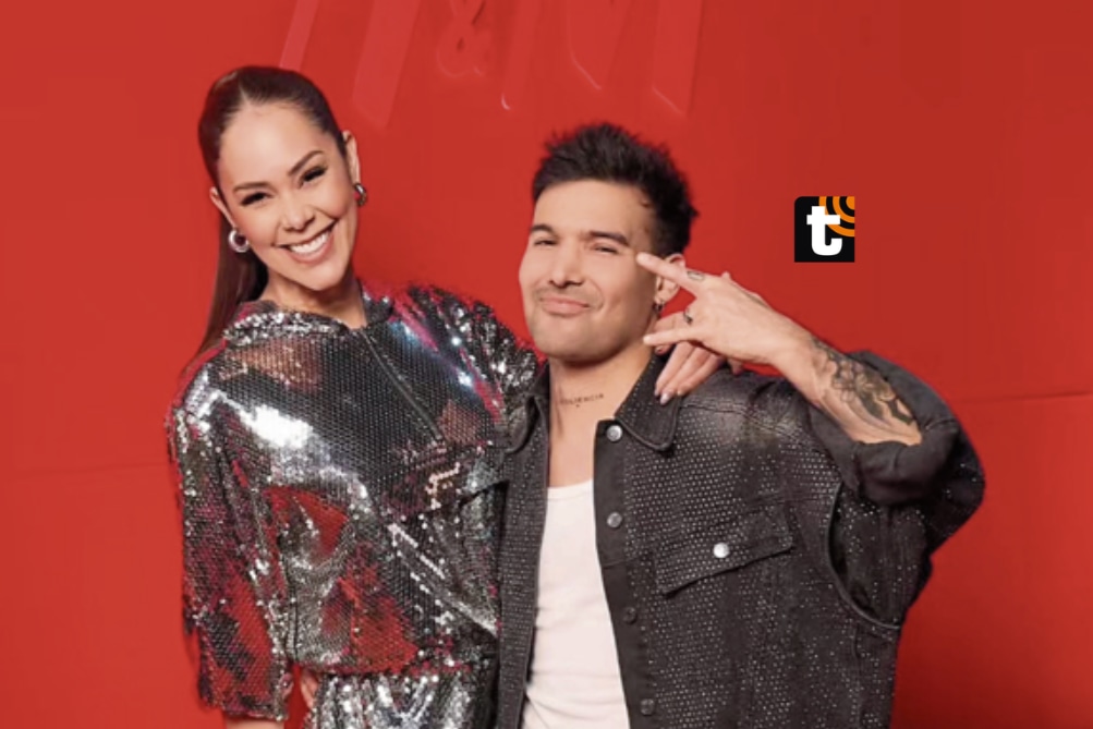 Karen Schwarz y Ezio Oliva aclararon los rumores sobre que la exreina de belleza mantenía al músico.