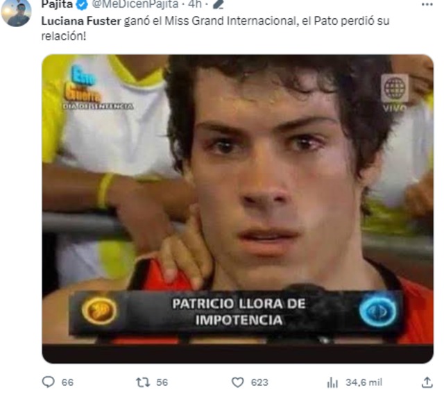 Usuarios de redes sociales se volcaron a Twitter para celebrar la coronación de Luciana Fuster en el Miss Grand 2023 con divertidos memes.