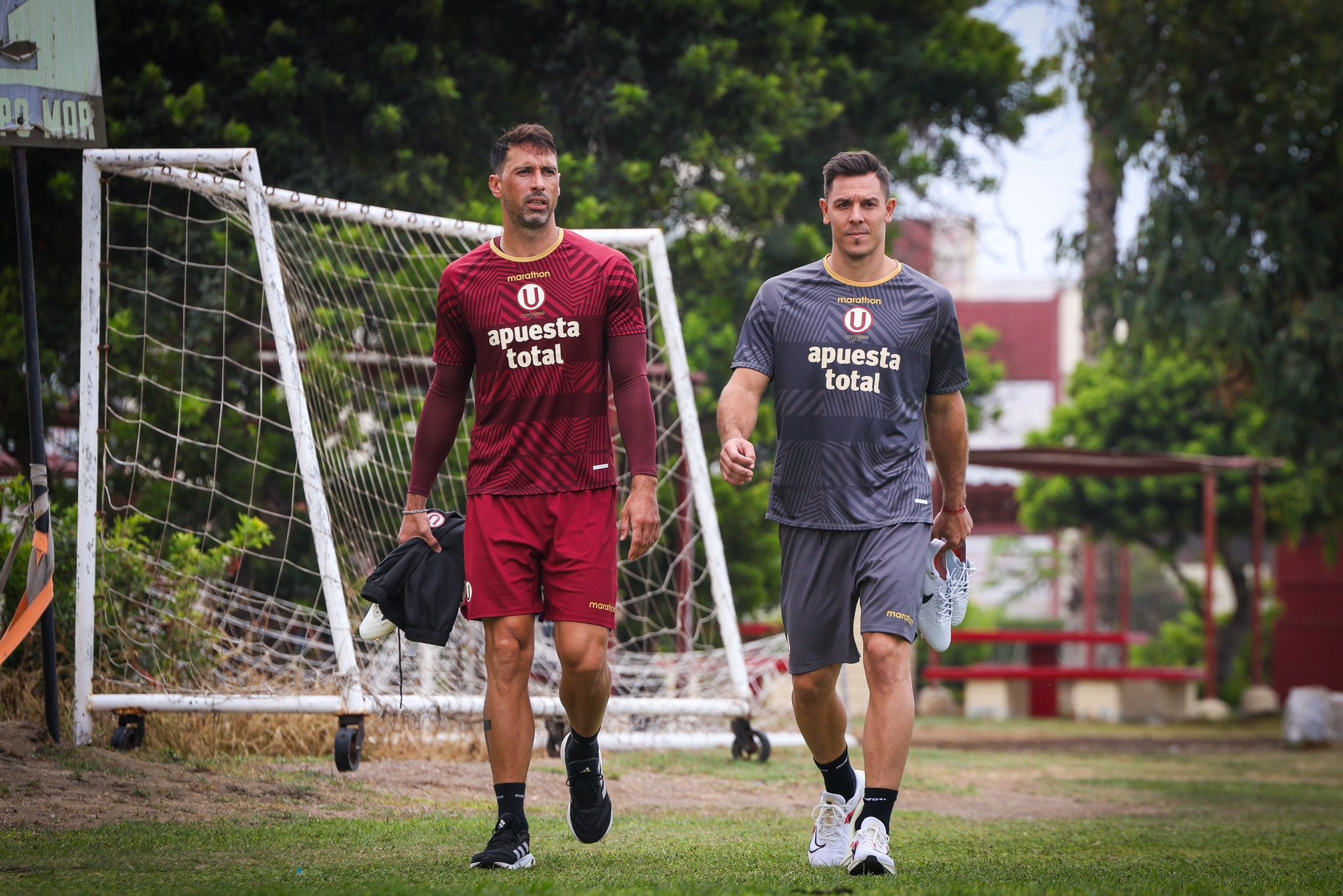 Sebastián Britos y Diego Churín se juntan en Campomar|Foto: Universitario de Deportes