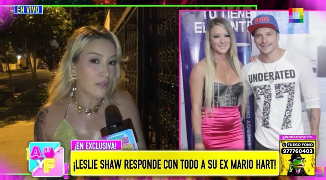 Leslie Shaw asegura que Mario Hart sí le fue infiel con Korina.