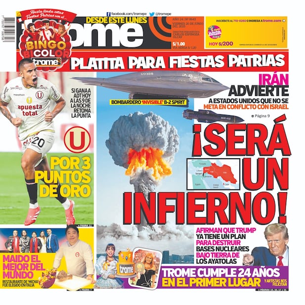 Portada Trome