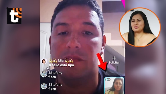 TROME - Reimond Manco sorprende al hacer live con mujer que expuso sus chats picantes