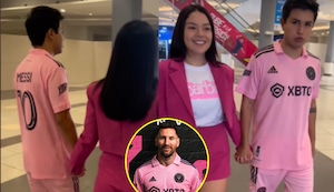 Fan de Messi llega al cine para ver Barbie con el uniforme del Inter Miami y se hace viral