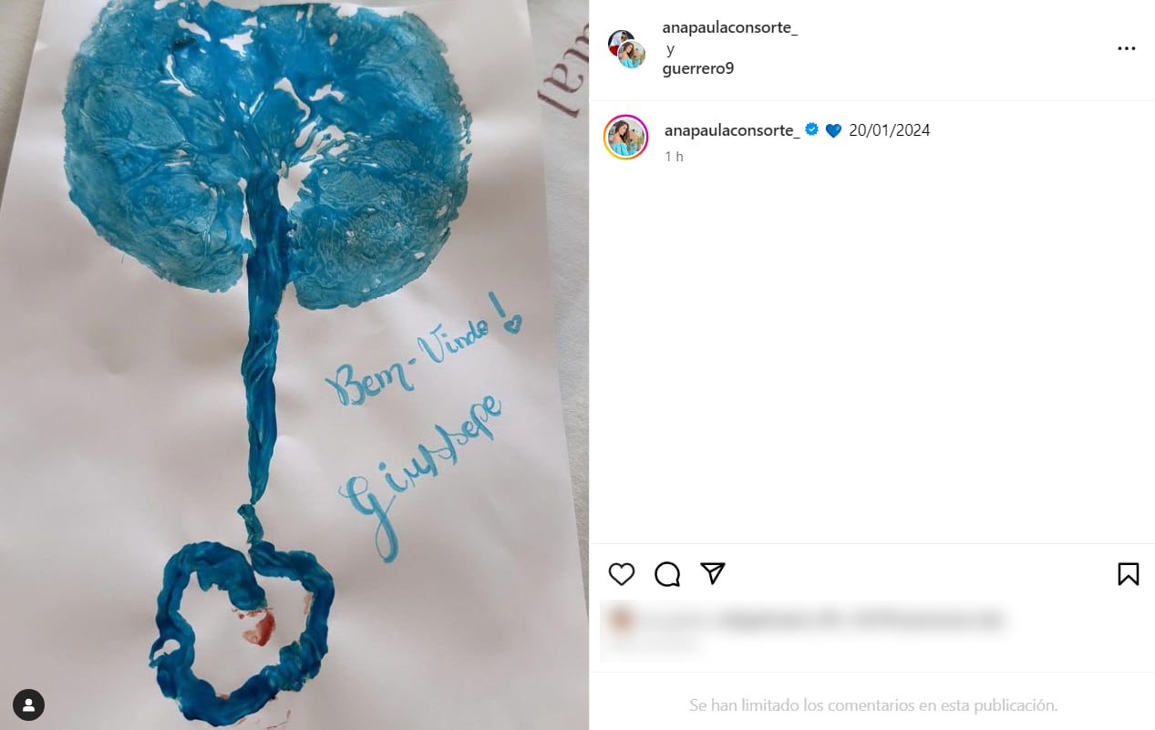 Publicación de Ana Paula Consorte y Paolo Guerrero | Foto: Instagram