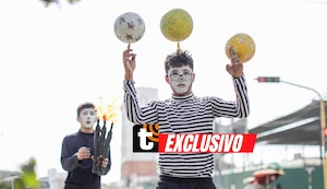 “Hacemos show de circo en la parada de los semáforos”, conoce a los hermanos Agustín y Víctor Requena