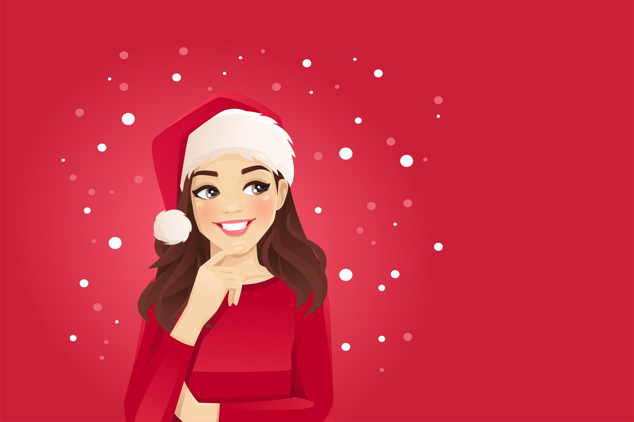 Estoy feliz porque quedan dos meses para Navidad. Foto: ¡Stock.