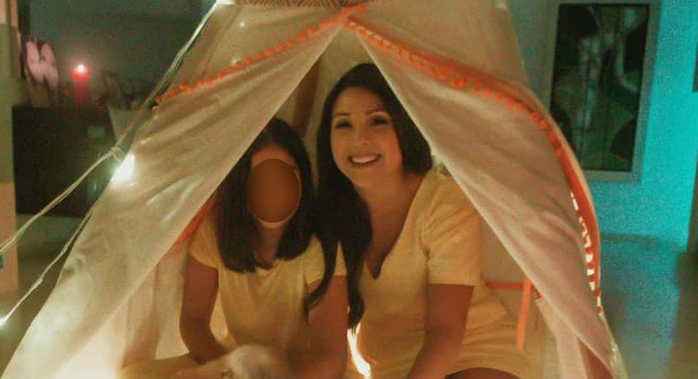 Tula Rodríguez y su hija, Valentina.