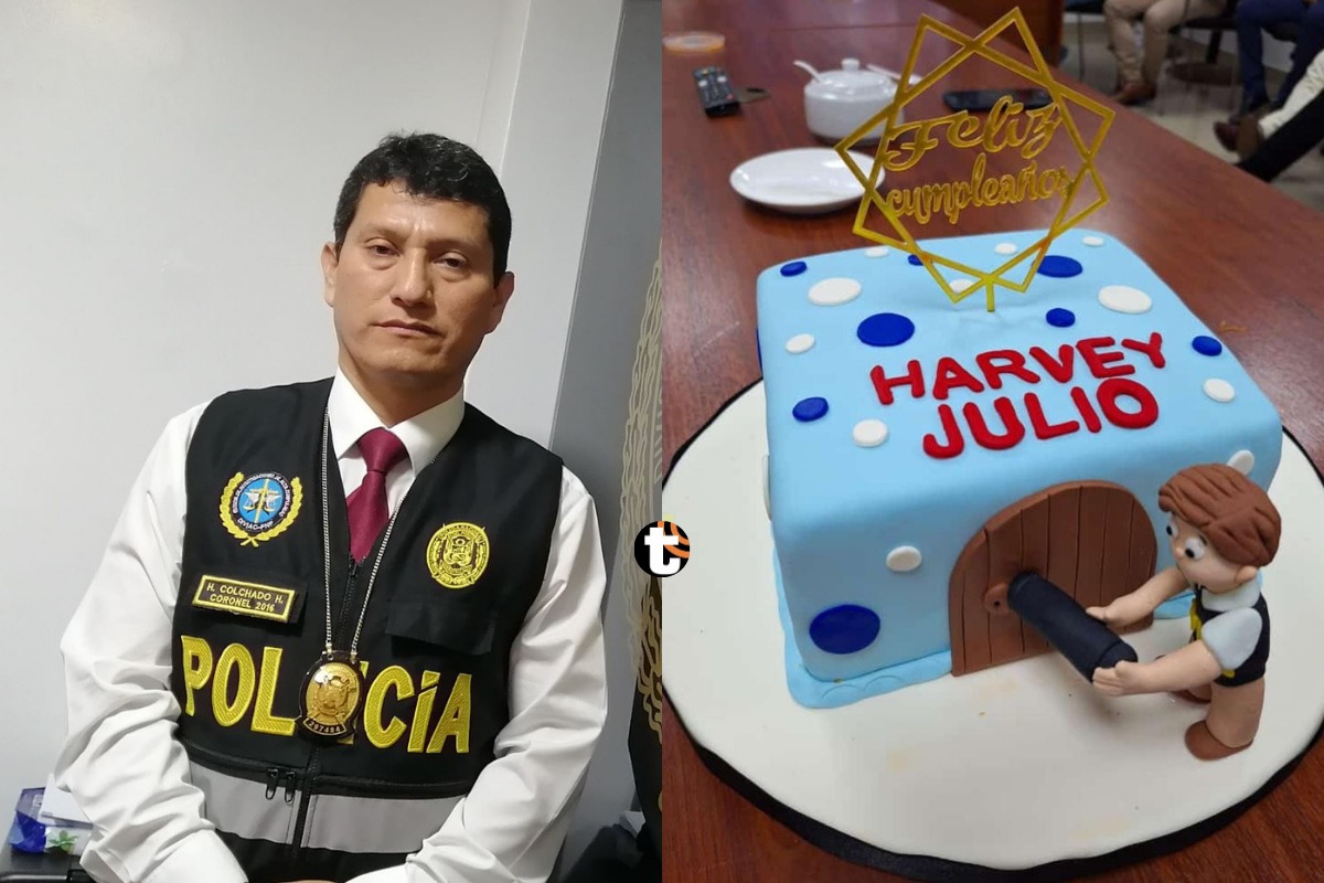 Harvey Colchado fue suspendido por supuestamente haberse burlado de allanamiento a Dina Boluarte con una torta.