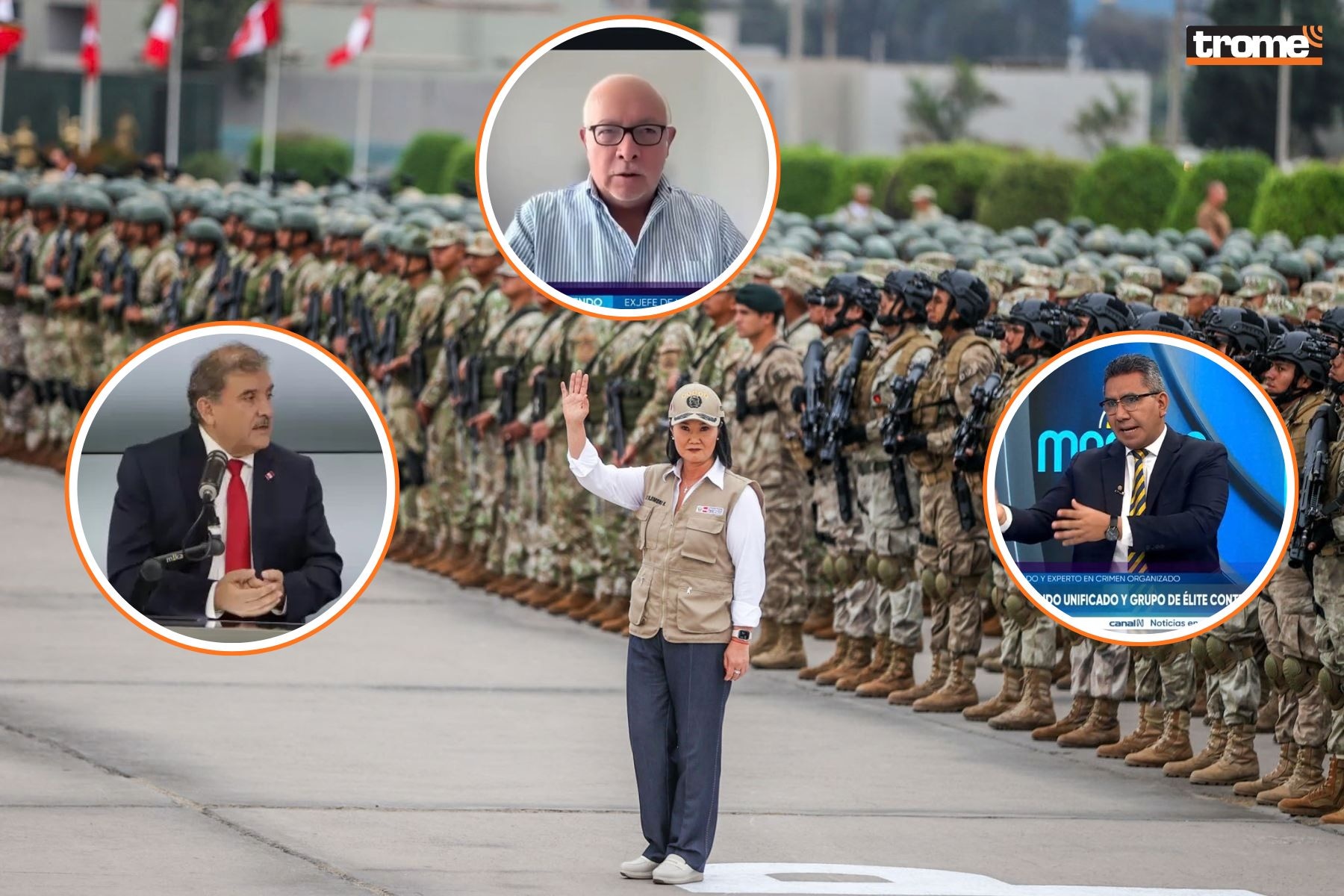 Cluber Aliaga, Julio Corcuera y Juan Carlos Liendo analizan al Comando Unificado de Keiko Fujimori.