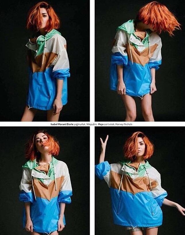 Ceren Moray y su cabello rojo (Foto: Ceren Moray / Instagram)