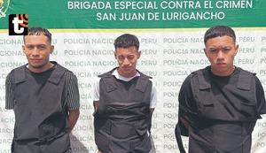 PNP captura a tres miembros de la peligrosa banda ‘Los Mexicanos’: delincuentes extorsionaban y cometían atentados