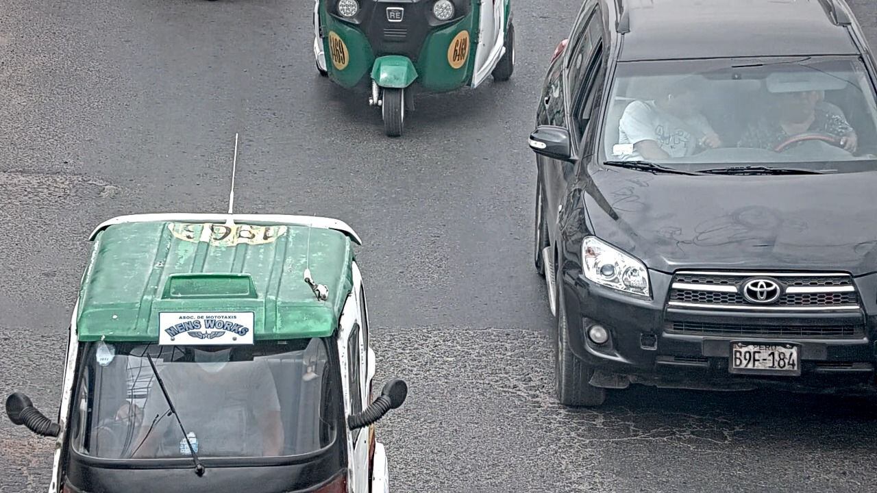 Momento de la huida de los delincuentes.