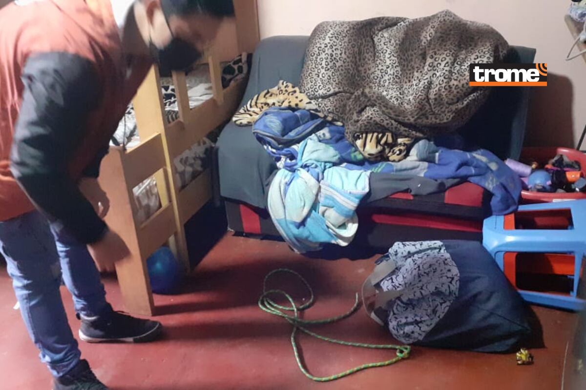 Jerson García (31), estranguló a la madre de su hijo, y pretendió hacer creer que se suicidó. (fotos: Mónica Rochabrum/trome)