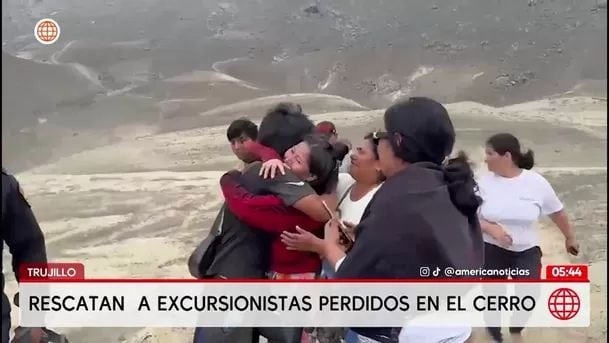 Jóvenes pudieron reencontrarse con sus familiares después de varias horas. Foto: América Noticias