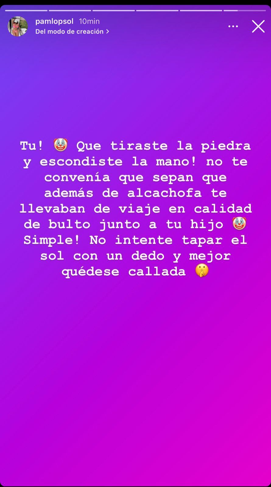 Esposa de Cueva y la amiga de Pamela Franco se pelean en IG