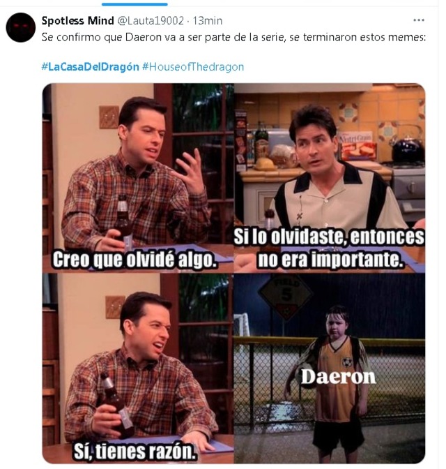 No pararás de reir con los mejores memes de House of the Dragon 2x02