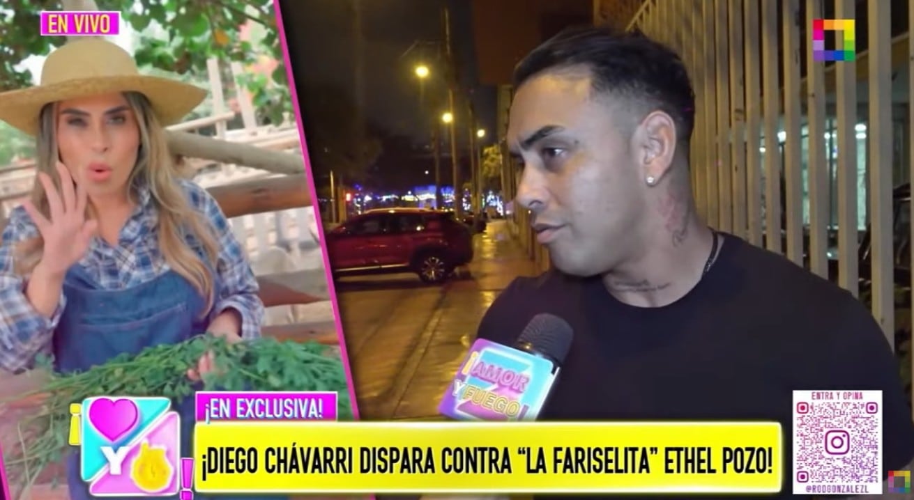 Diego Chávarri llama “fingida” a Ethel Pozo.