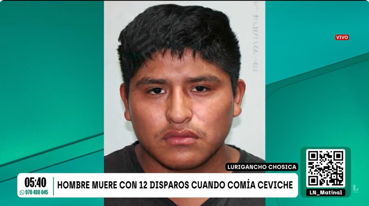 Joven de 22 años es asesinado mientras comía ceviche. Foto: Latina