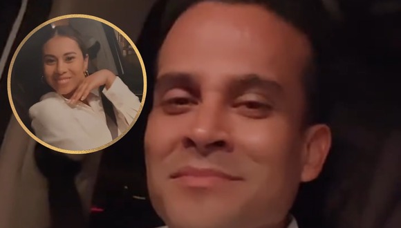 TROME - Christian Domínguez y Fiorella Méndez se muestran juntos durante el Perú vs. Venezuela: ¿Qué hacían?