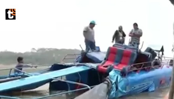 Siete fallecidos en naufragio de embarcación en río Ucayali