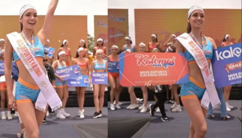 Maricielo Gamarra se quedó esta semana con el título de 'Miss Deportes'.