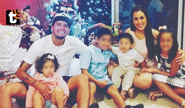 Reimond Manco y su familia.