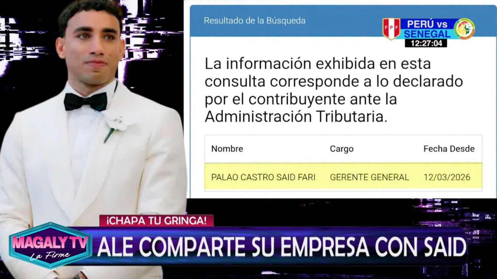 Alejandra Baigorria puso como gerente general a Said Palao.