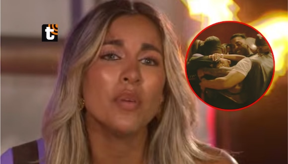 TROME - Gabriela se salva de la eliminación y así reaccionó Chávarri al verla regresar a ‘La Granja vip’