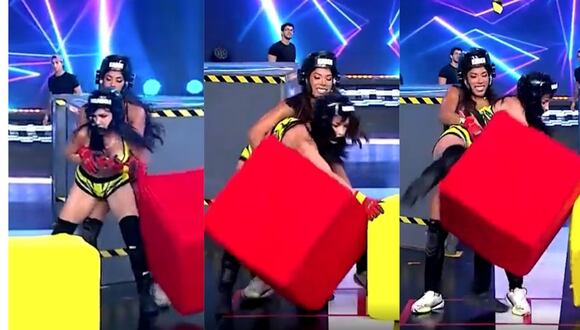 EEG: Rosángela con Karen Dejo luchando