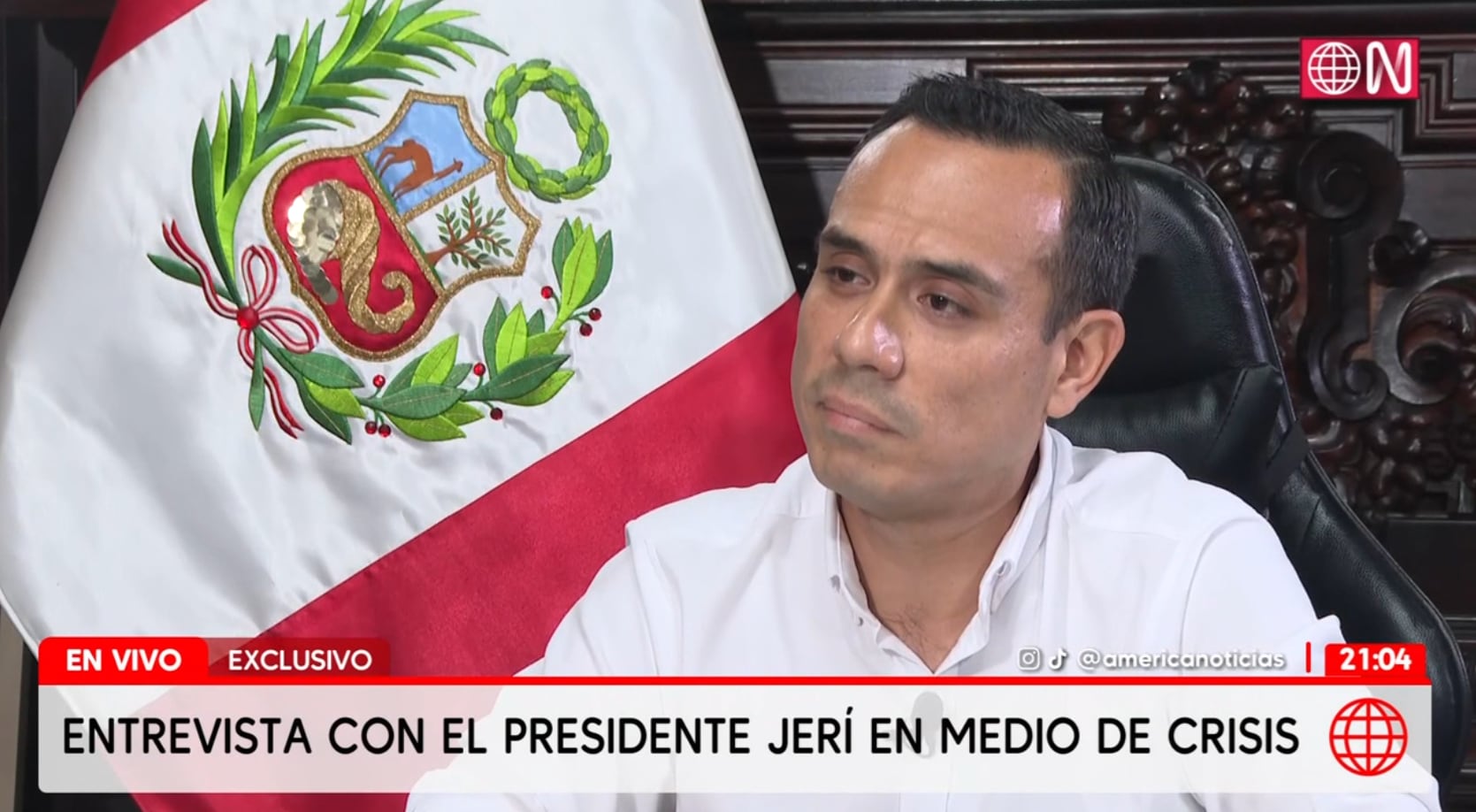 El presidente José Jerí asegura que hay interés por desestabilizar el país.