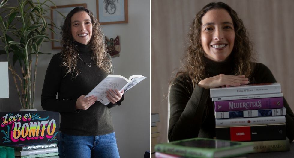 Romina formó el club de lectura para niños, donde leen un libro por varias semanas y comparten sus opiniones y críticas.