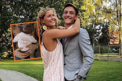 Oliver Sonne ya es papá y compartió fotos de su bebita en redes sociales