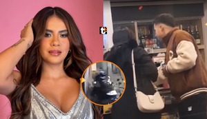 Thamara Gómez y Álvaro Aurora son ampayados ‘en cariños’ en plena madrugada tras terminar su relación